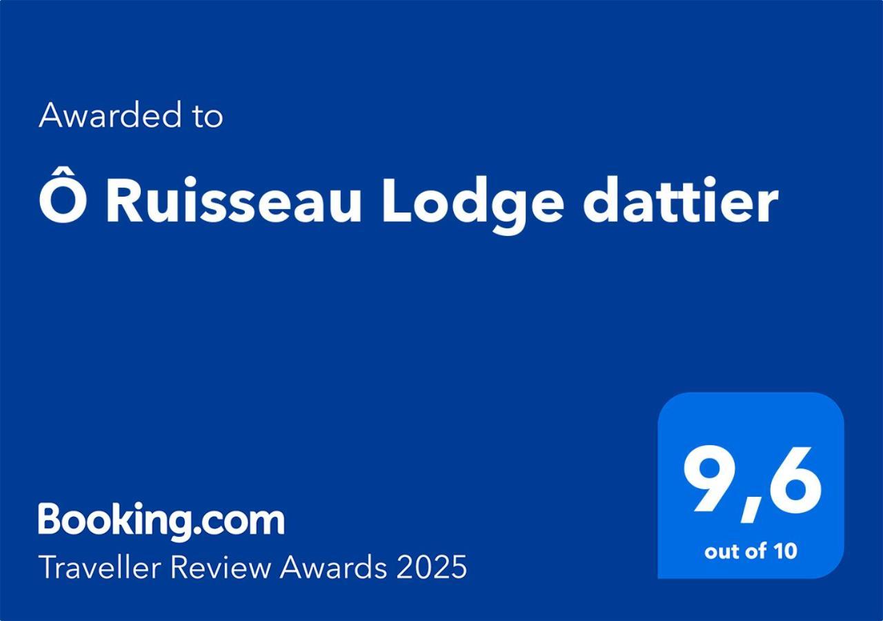 O Ruisseau Lodges - Lodge Dattier サン・ルイ エクステリア 写真